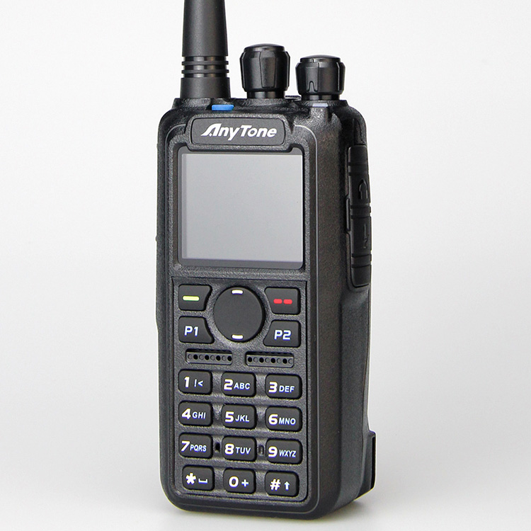 Двухдиапазонный цифровой двухсторонняя радиоустановка Anytone AT-D878UV плюс с 200000 цифровой контакты DMR радиолюбителей коротковолновым приемником