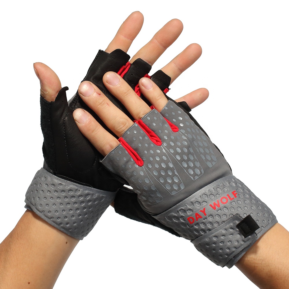 High Quality Custom Training Pull Ups Fitness Workout Weight Lifting Gym Sports Gloves