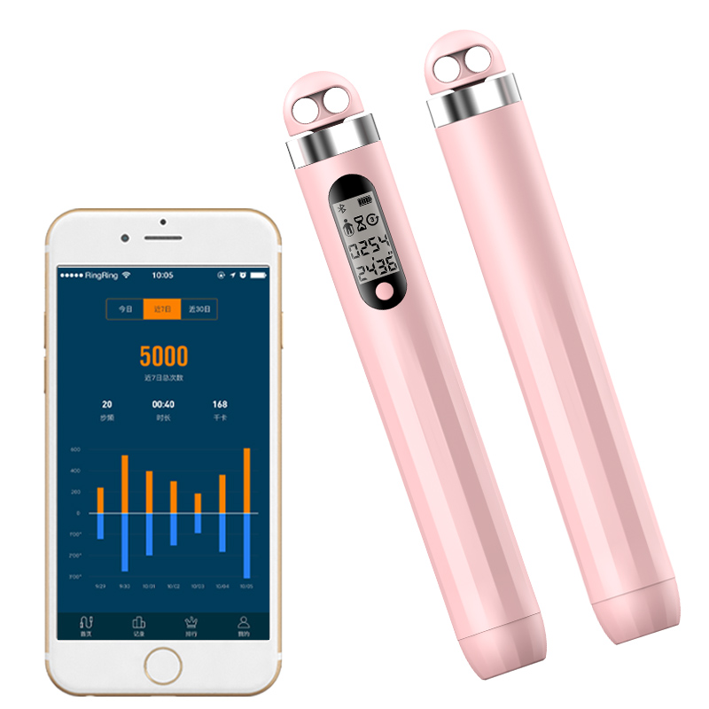 Новое поступление Скакалка Bluetooth приложение Smart Speed Пропустить Скакалка для занятий спортом JC-2023 регулируемый электронный подсчет скакалка 3 метра