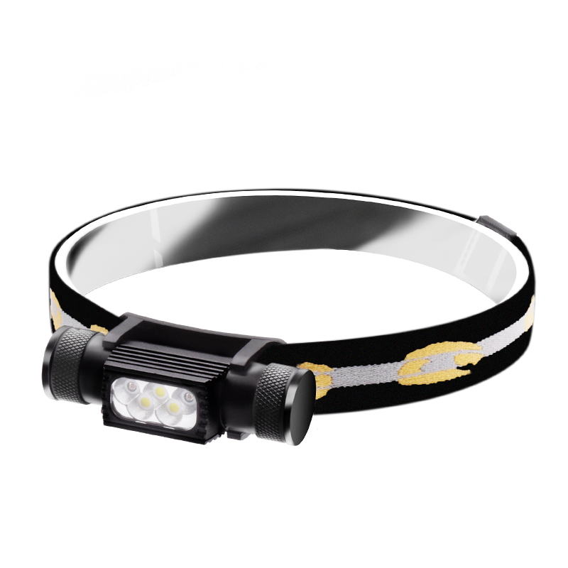 New Design Factory Directly Sale Aluminum Alloy Material Waterproof Head Flashlight  Rechargeable Bright Head Torch Headlamp