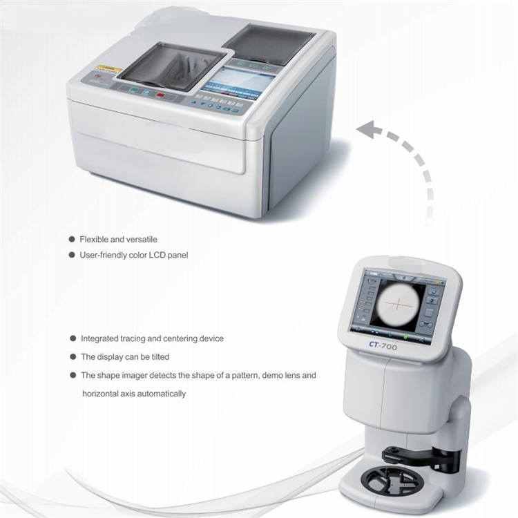Ophthalmic equipment lens edger grinding edger auto patternless for high quality
