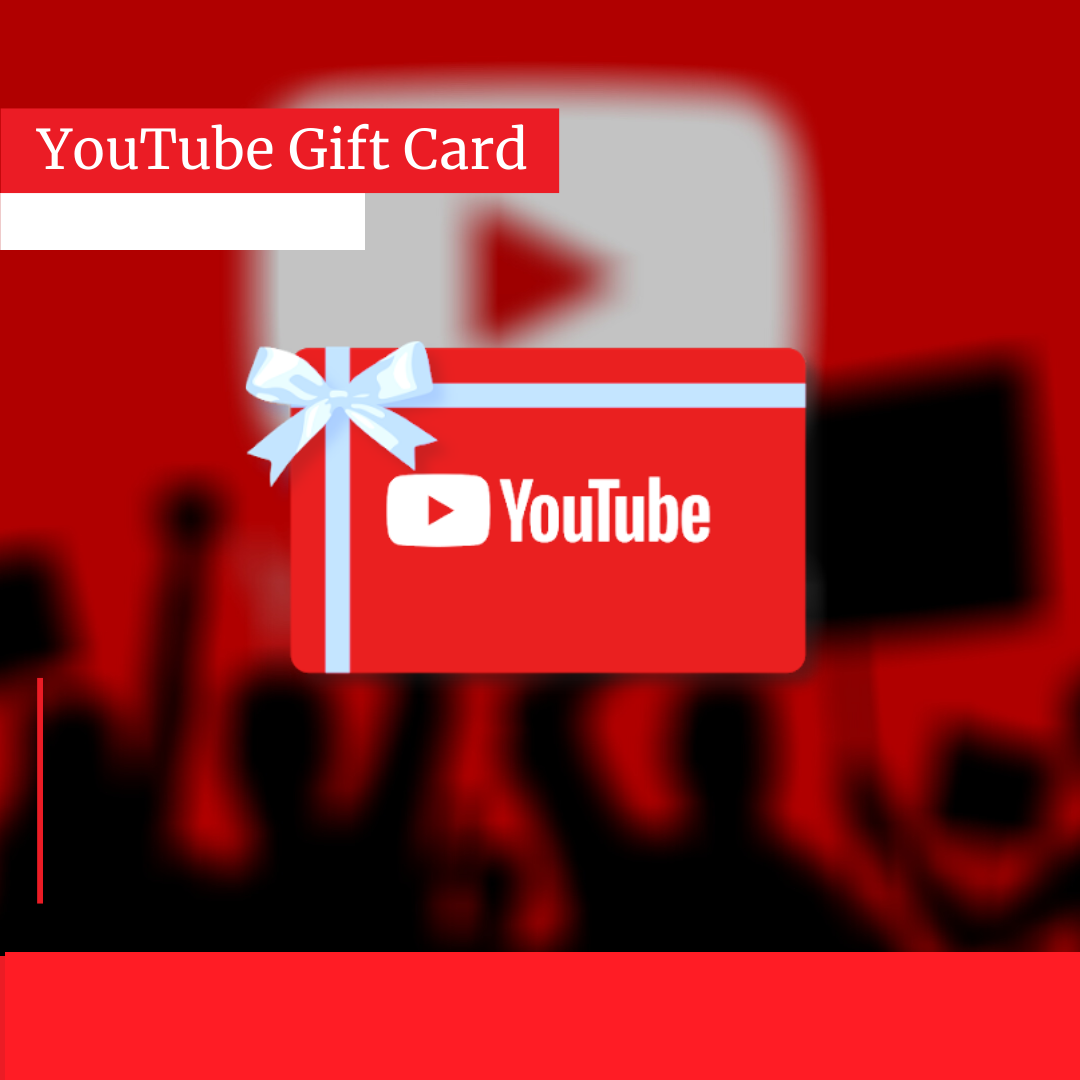 Подарочные карты YouTube могут заряжать музыку премиум-класса YouTube (не семью), подписка 12 месяцев и 1 год