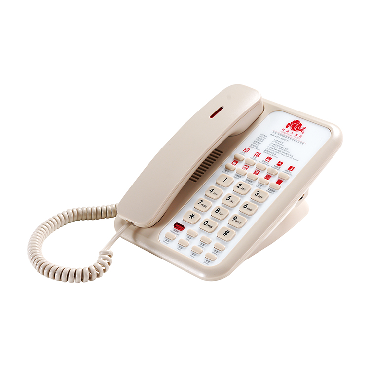 Guest's Favorite Loud Speaker LCD Desktop Hotel Room Telephone