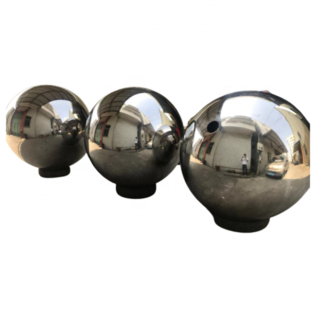 Large Outdoor Garden Decoration Metal Sphere Polished Mirror Ball Stainless Steel 30inch