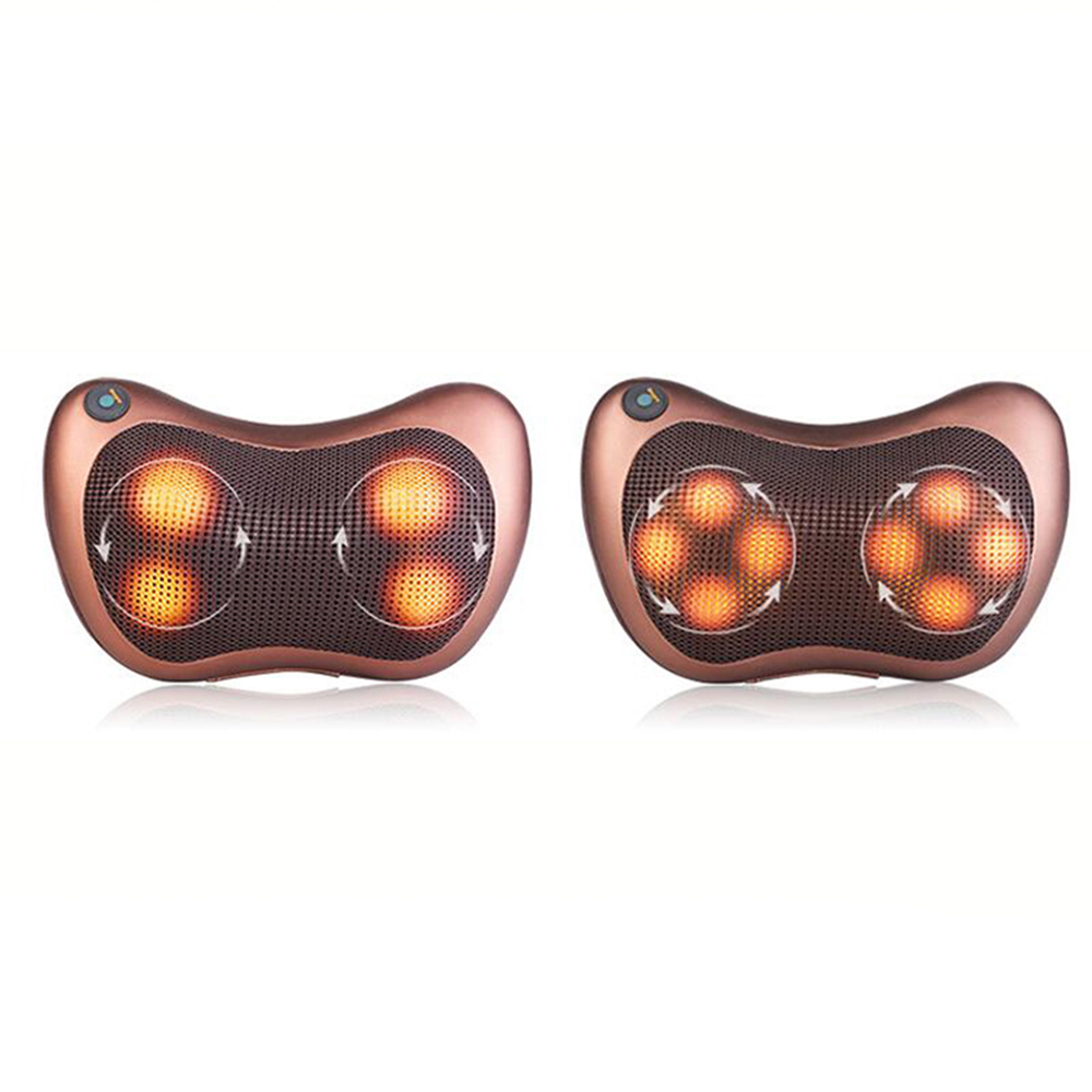 FarmaSino Portable Travel Massage Pillow Cervical Massage Pillow EMC Pregnancy Massage Pillow With Heating
