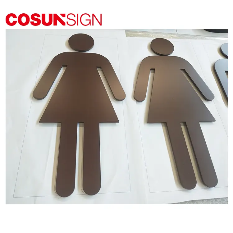 Cosun Sign New Arrival ISO Certificate Door Sign Restrooms Wholesale from China