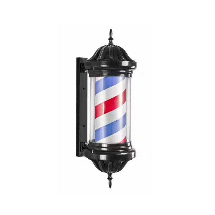 2021 hot selling Polished Surface Salon Equipment Pole Sign Barber Shop Barber Pole Decorative Salon Sign LED Sign for beauty