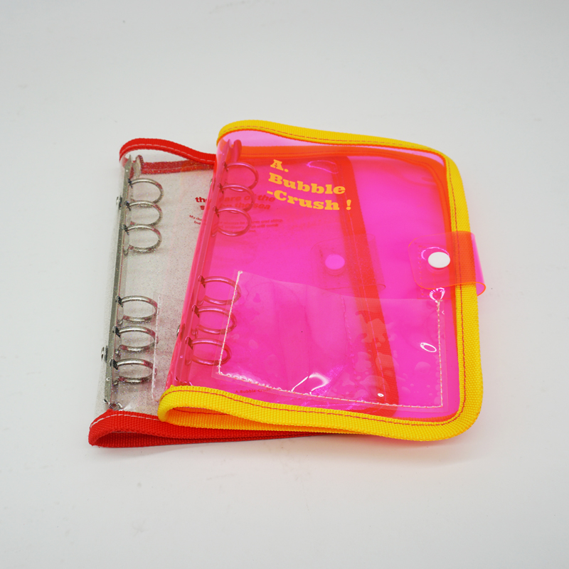 Мода прозрачный блеск A6 кольцо binder