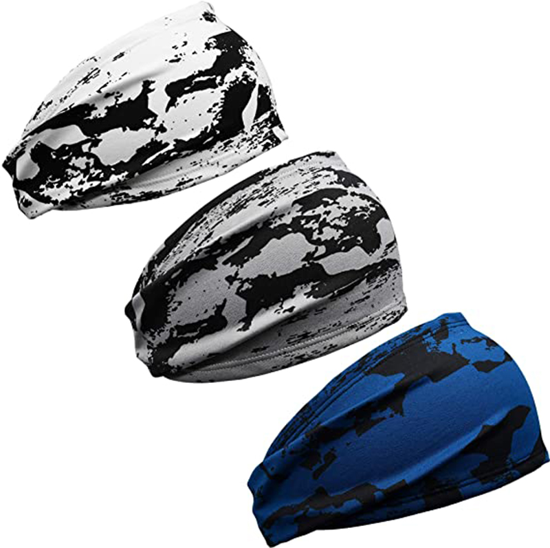 Wholesale Basketball Logo Custom Sweat Headband Men Sport