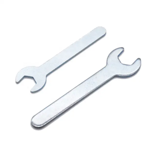 Wrench Spanner Hardware Hand Tools 45# Hardened Steel Portable Flat Single Open Ends Wrench Spanner