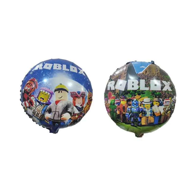 18inch Round Foil balloon Roblox game for kid happy birthday party supplies
