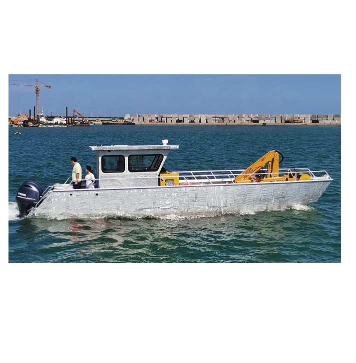 Алюминиевые морские дешевые рабочие лодки Grandsea Tasmania 10 м для продажи посадочная площадка