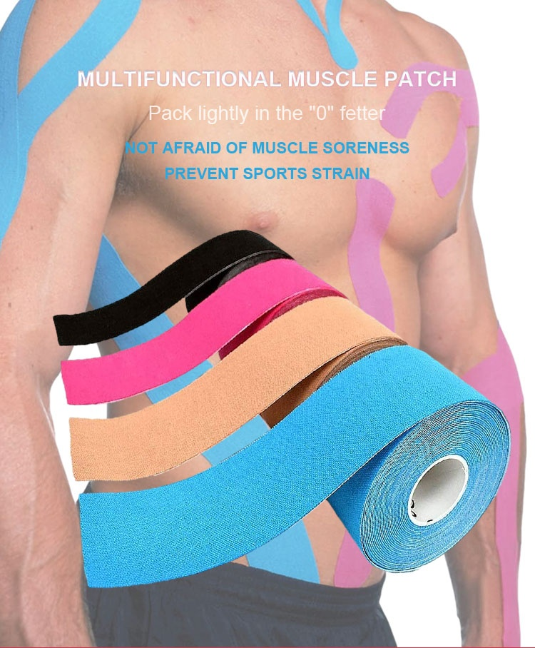 Amazon hot selling direct elastic muscle paste cotton sports elastic muscle paste sports tape muscle paste intramuscular
