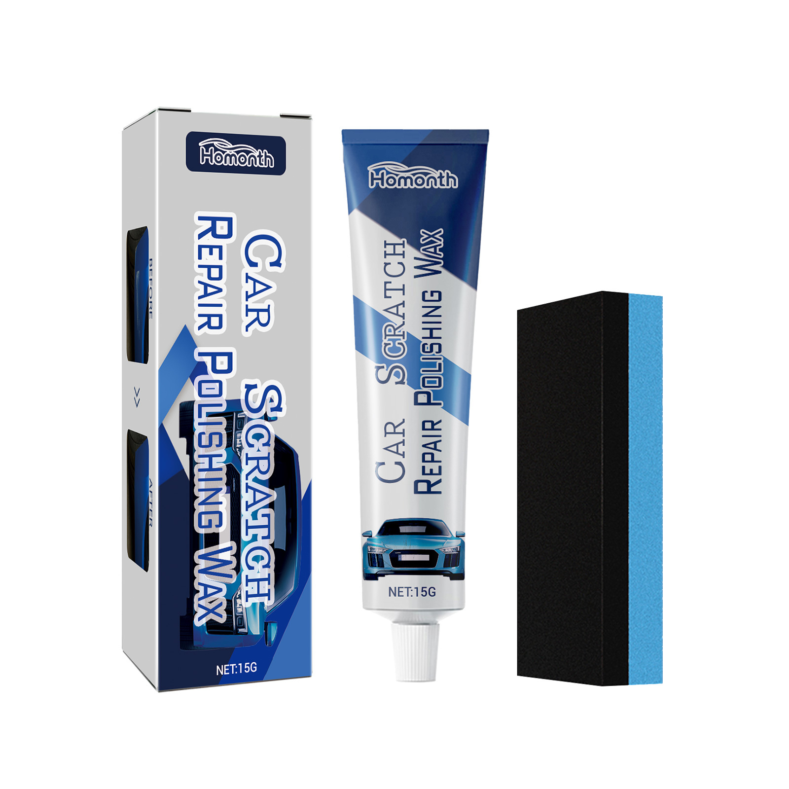 Homonth OEM&ODM Car Scratch Repair Wax Multipurpose Car Polish Wax Waterproof Polishing Wax For Car