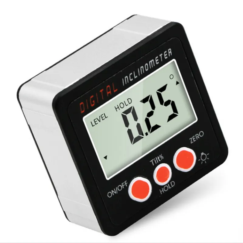 4 * 90  0.1 degree digital display inclinometer box inclinometer mini digital display inclinometer