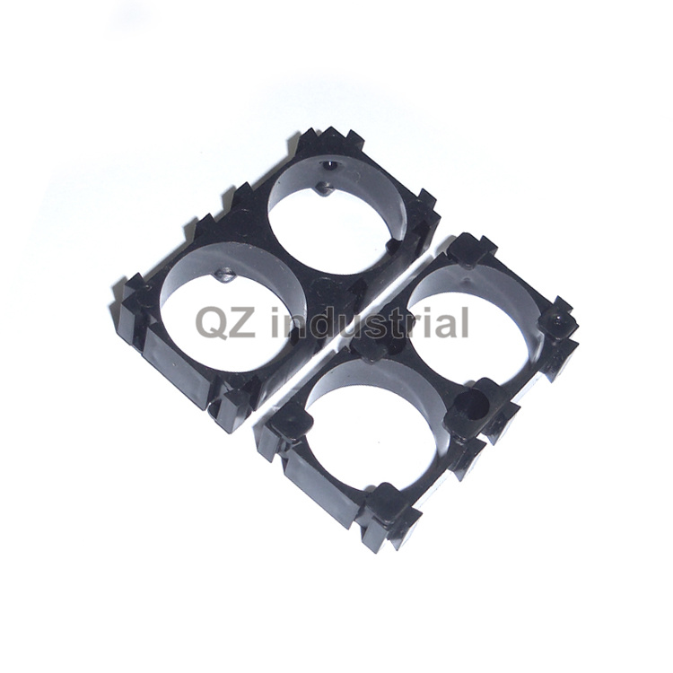 QZ industrial new and high quality plastic ABS+PC 1X2P 2P 18650 Battery Bracket