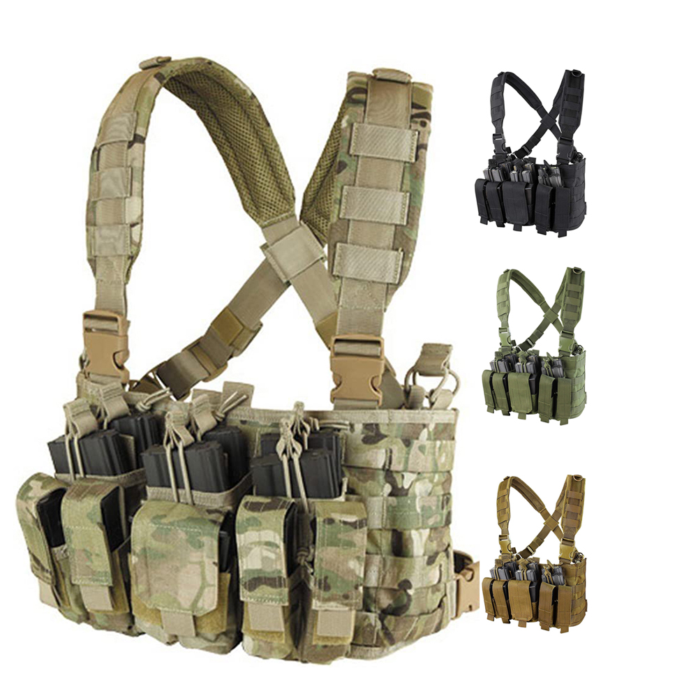 Sturdyarmor Custom Cross Strap Bag Lightweight Adjustable Molle Multicam Modular Micro Polyester Vest Men Tactical Chest Rig