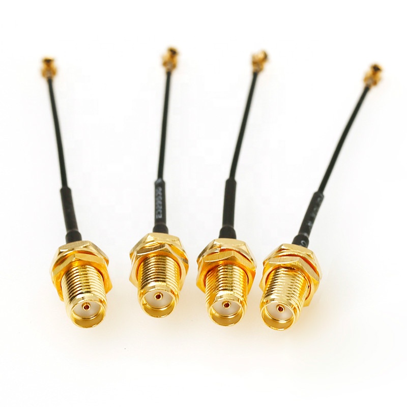 Кабель-удлинитель с разъемом SMA, гнездовой разъем SMA для UFL/U.FL/IPEX/IPX RF Coax Assembly 1,13, ОТРЕЗОК кабеля 100 мм