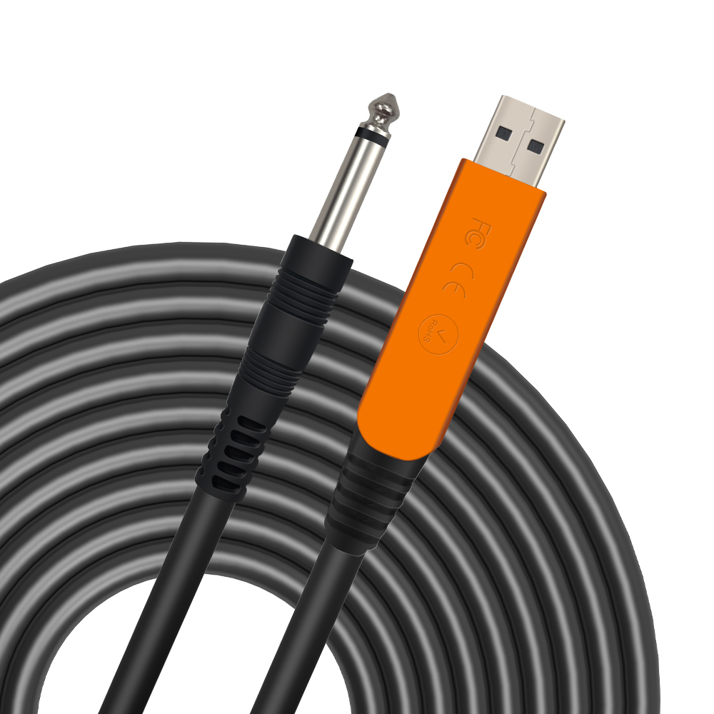 3 м Usb кабель для гитары 10 футов, HOCAYU Профессиональный инструмент для электрогитары аудио интерфейс кабель Cordes De Guitare Classique