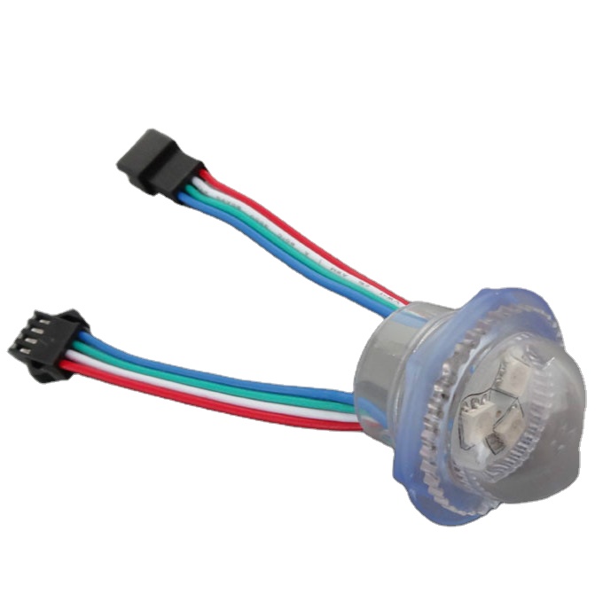 WS2811 26 мм 0,72 Вт пользовательский наружный строительный фасад монтаж RGB пиксельный Светодиодный точечный светильник