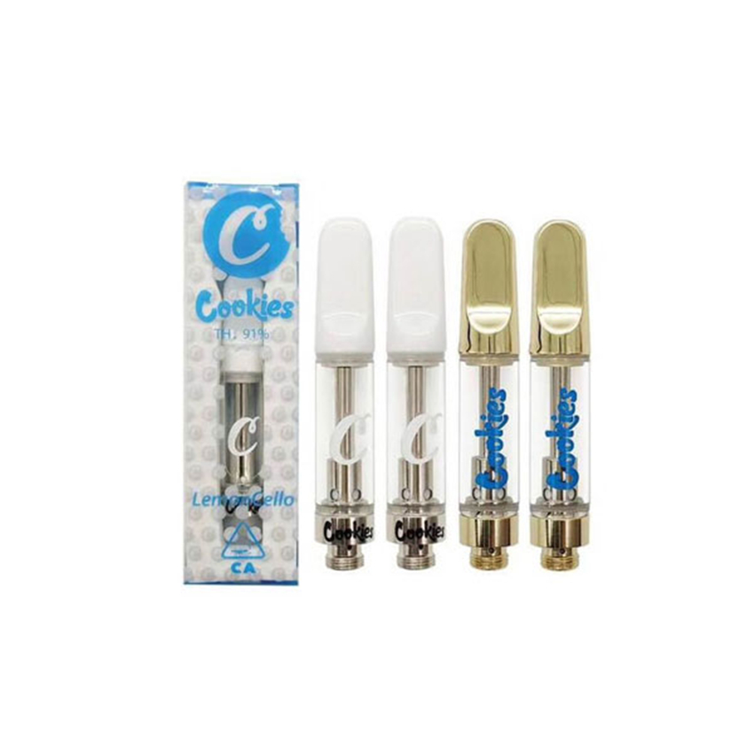 Factory Supply Cookies Carts 0.5ml 1ml 510 Thread CBD Vape Cartridges