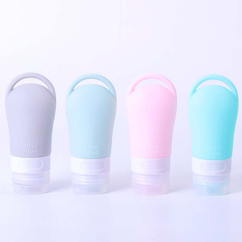 Portable Travel Bottles Set Pack Leak-proof Silicone Travel Bottle Silicon Tubes Travel Size Toiletries Containers for Cosmetics