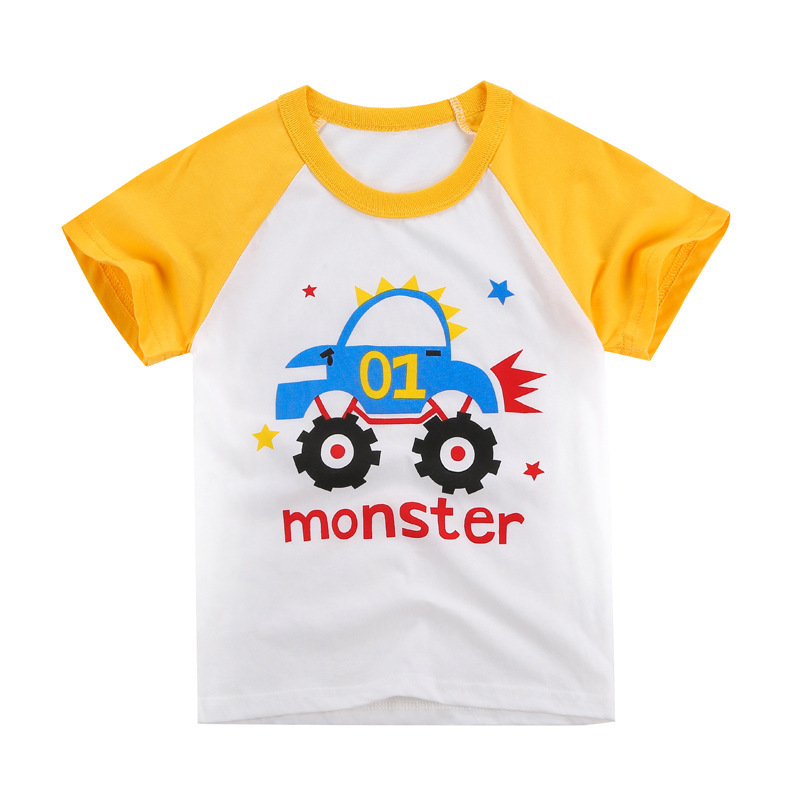 2021 г. Летняя детская одежда Camiseta; Мягкая хлопковая футболка с короткими рукавами и графическим рисунком для малышей; Детская футболка для маленьких мальчиков