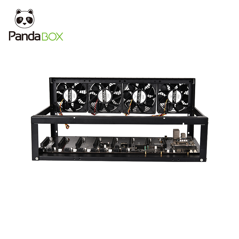 Aluminum Stackable Open Air 6GB/8GB/12GB Bitcon Ethereum Miner Mining Rig Rack Case Frame Rig