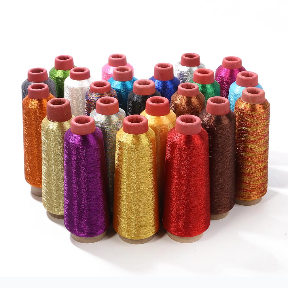 Mix Color Pick 3200 м/рулон катушка металлическая вышивка крючком Вязание крестиком пряжа все нити