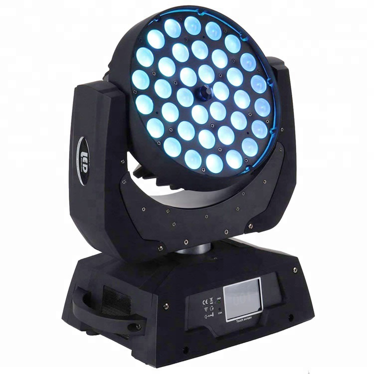 36x15w rgbwa uv 6in1 led wash stage lighting led zoom moving head lights