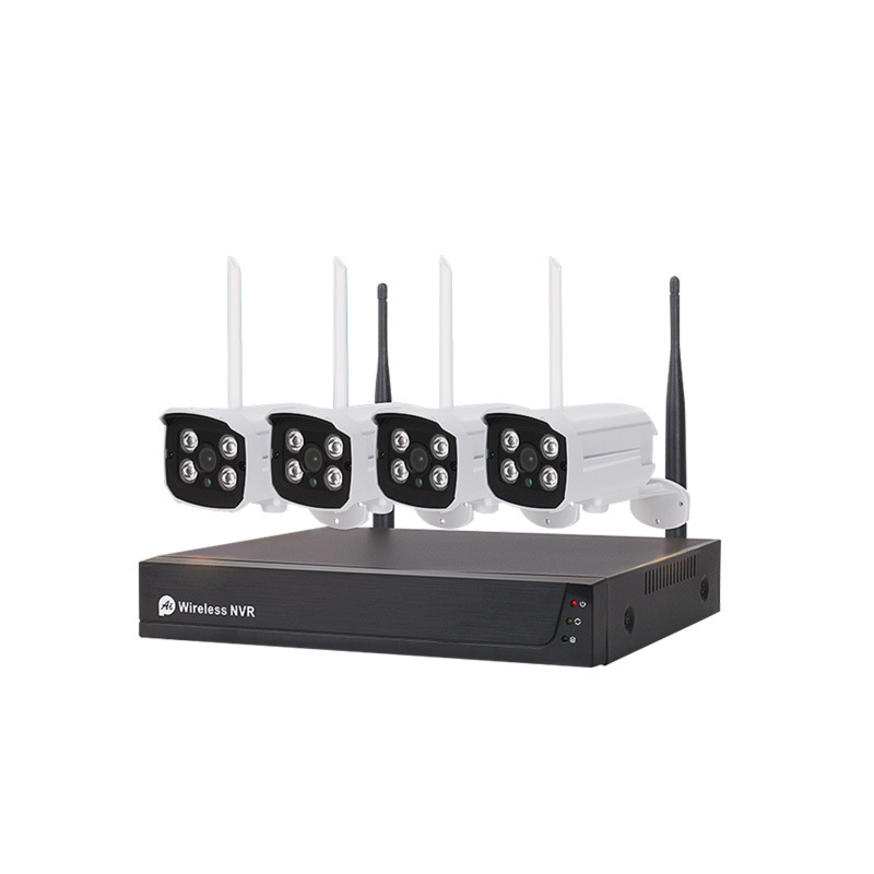 720P Wireless Camera kits Cctv Surveillance System 4CH Complete Cctv Camera Set