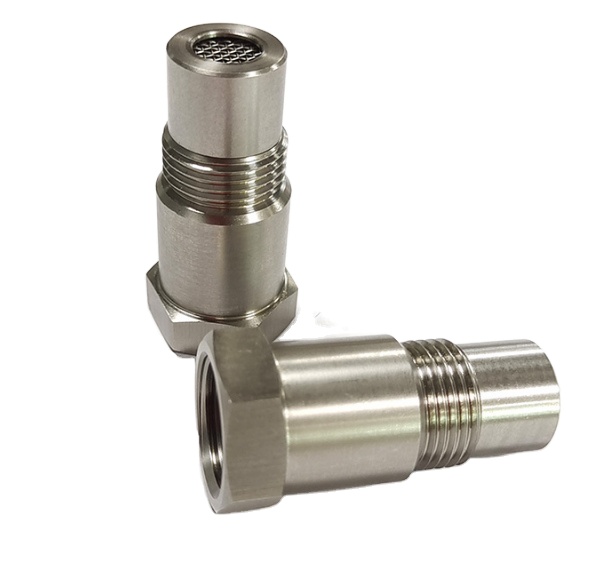M18*1.5 Stainless Steel Filter Oxygen Sensor Shield Adapter Extension Connector for car