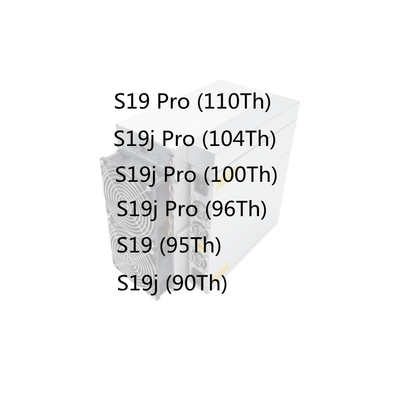 Модель S19 Pro (110Th)S19j Pro (104Th) S19j Pro (100Th) S19j Pro (96Th) S19 (95Th) S19j (90Th) для энергопотребления 3250 Вт