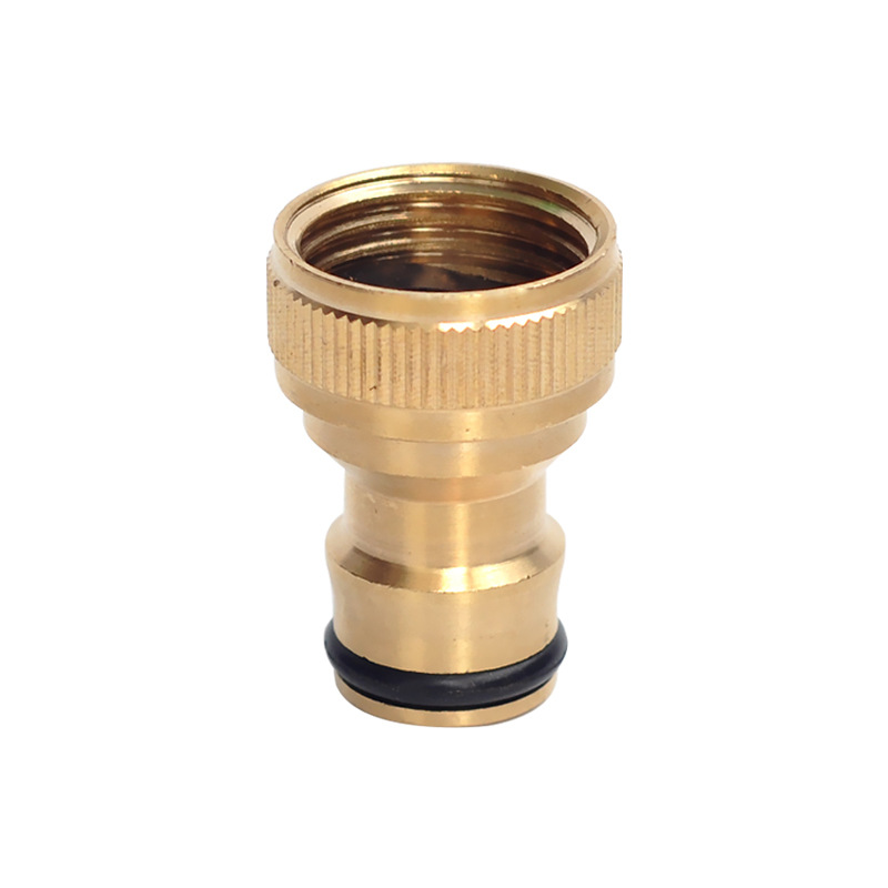 Irrigation 2 3 Way 1/2" 3/4" Brass Plastic Garden Water Hose Fitting Connector