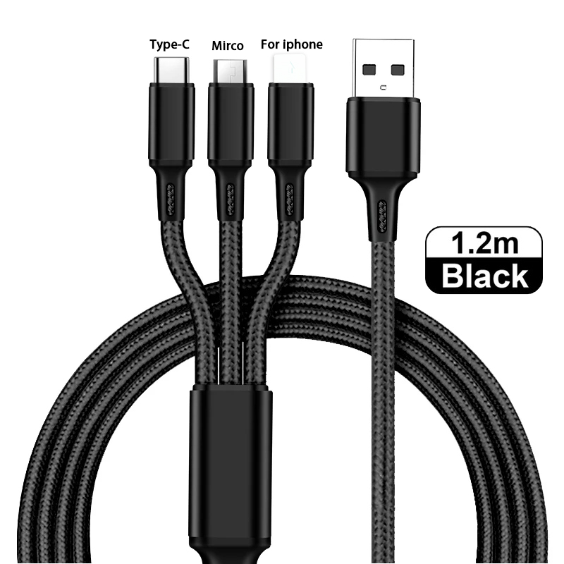 OEM заводские данные 4 типа адаптер 3 в 1 кабель для быстрой зарядки Usb C