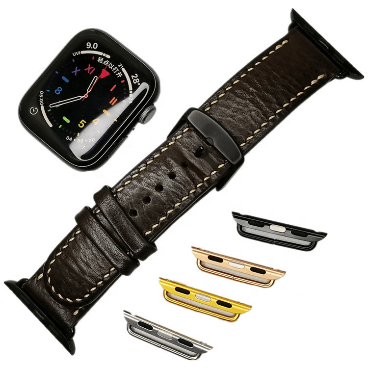 Ремешок для часов Apple Watch 42 мм 38 мм, многоцветный адаптер для часов с разъемом из нержавеющей стали, браслет iWatch