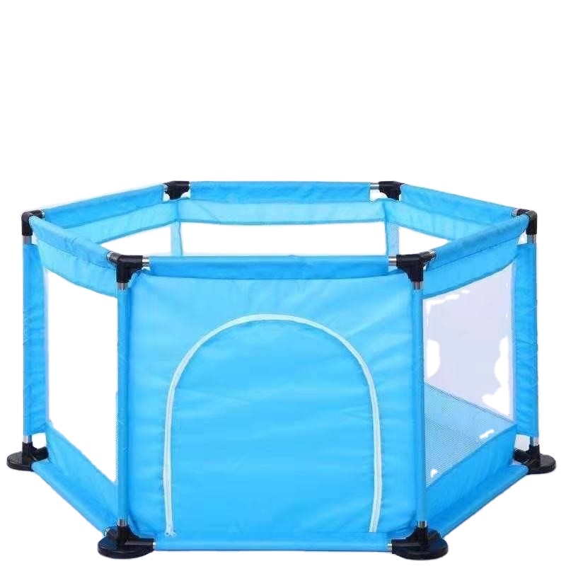 Hi-Q(high quality) Baby Playpen children's indoor foldable plastic folding baby fence playpen for baby and toddler