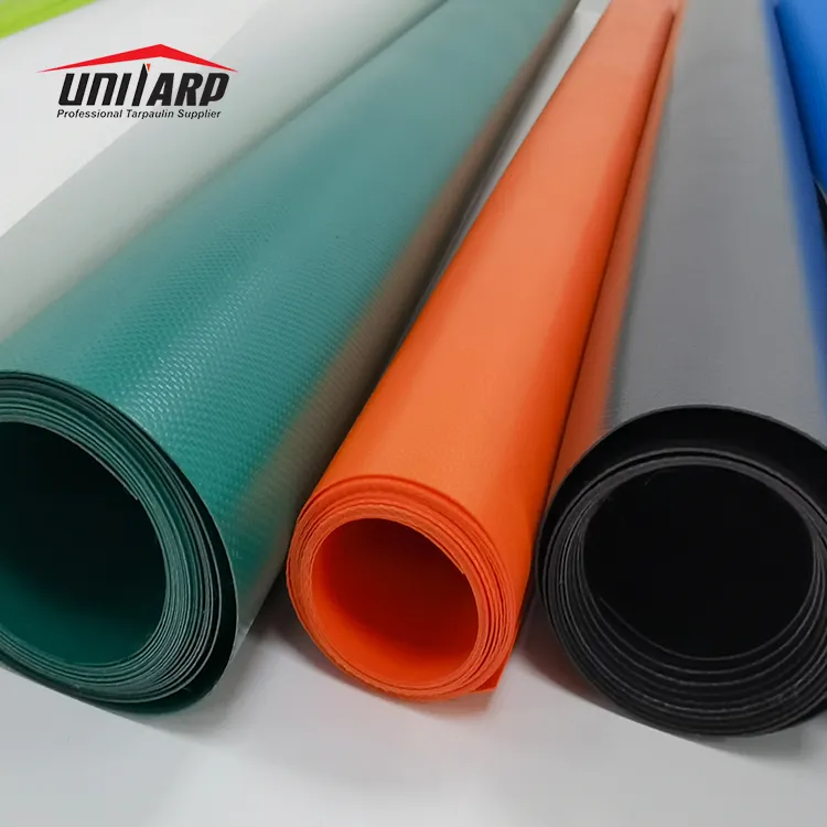 Unitarp Manufacturer Lona roll Waterproof Anti-UVPlastic PVC Tarps Tarpaulin for pallet Cover