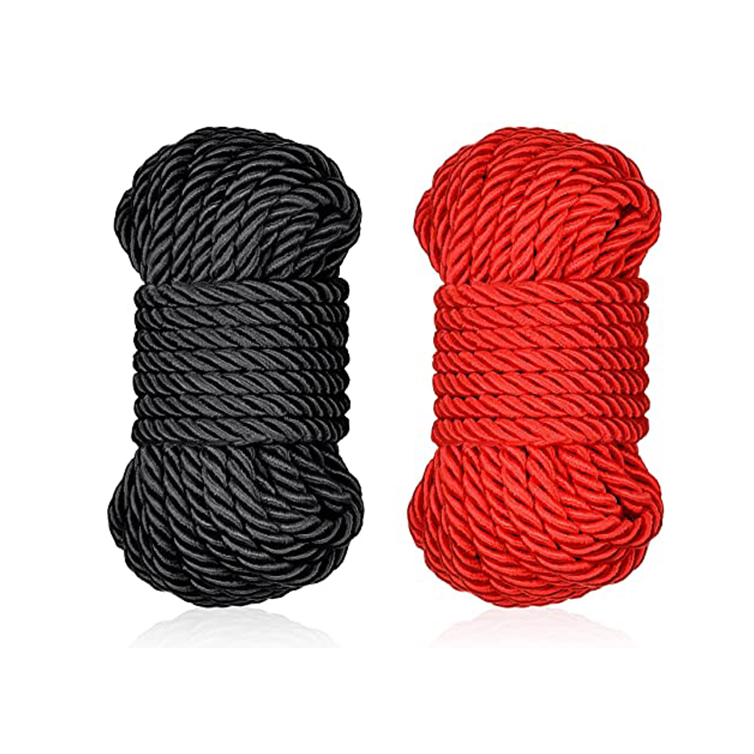 High Strength PP Ropes 8mm Diameter Solid Twisted Ropes Satin Shiny Cord Rope Multiple Purpose And DIY Craft