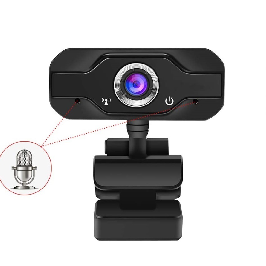 Веб-камера 1080p Full HD USB офисная камера вращающаяся на 360 градусов видеозапись с микрофоном