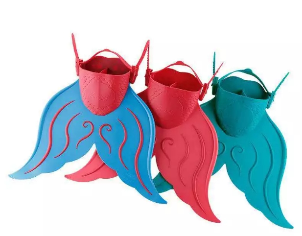 Mermaid Monofin Meimaid Tail for Swimming with Monofin Swim Fins Flippers Training Equipment for Child Kids