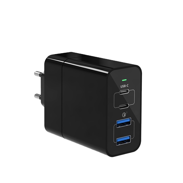 Хунда оптовая торговля Высокая скорость машинка для стрижки 48 Вт USB PD3.0 QC4.0 Быстрая зарядка несколько портов Type-C портативный домашняя вилка зарядного устройства-настенное зарядное устройство