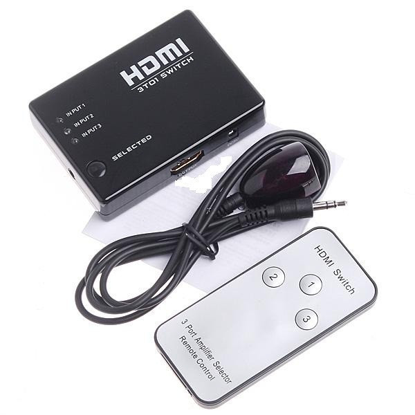 OEM дешево самая лучшая продавая 3 входа 1 выход HDMI видео переключатель HDMI преключатель