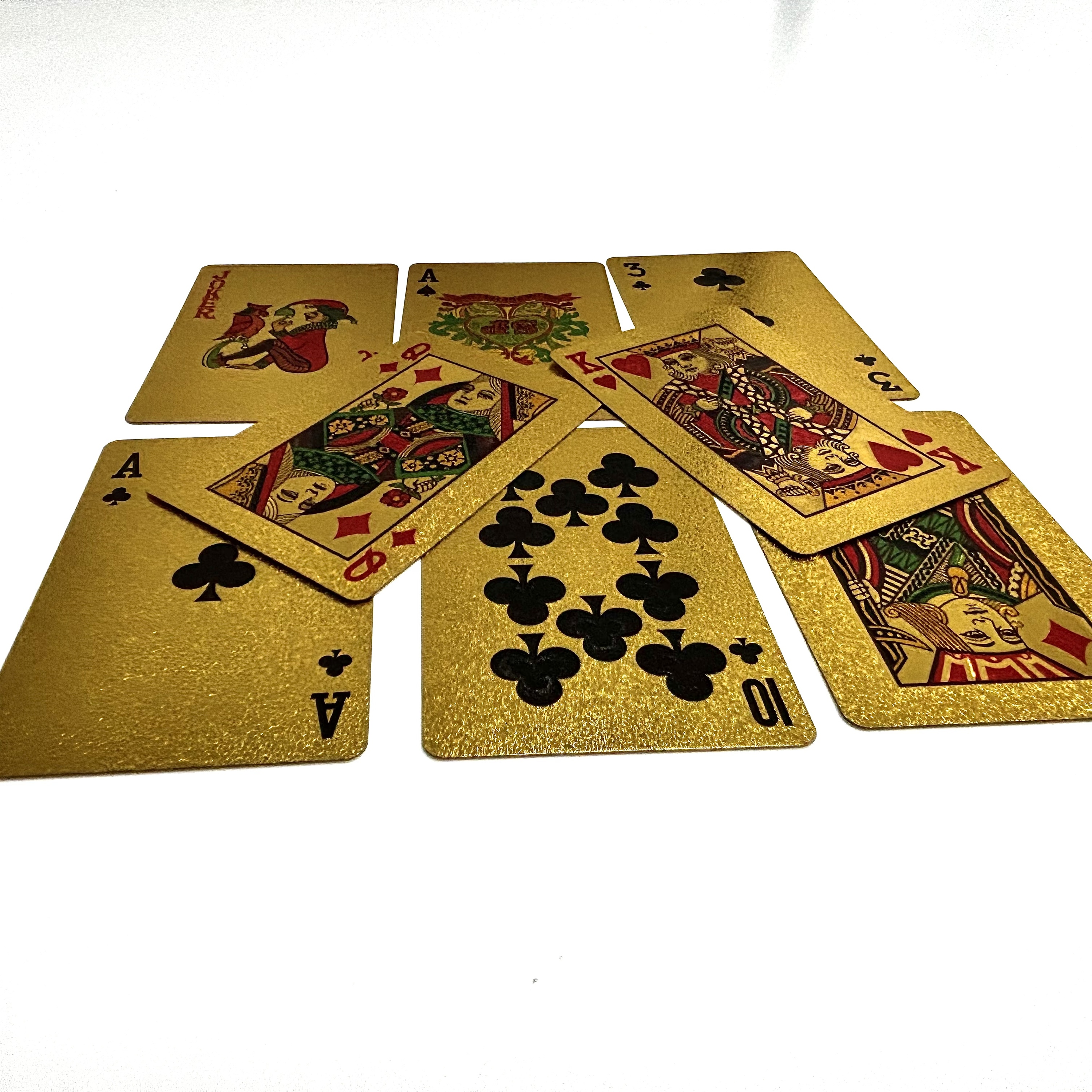 Custom Printed Company logo Design Waterproof Design Card Plastic Playing Card Poker