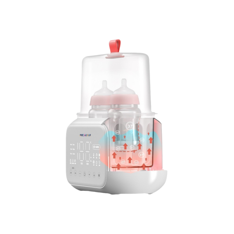 Manufacturers sell baby products made of portable plastic milk heaters and baby bottle heaters