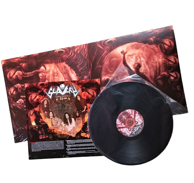 180g 12" VINYL Record Black Pressing in gate fold cardboard jacket packaging