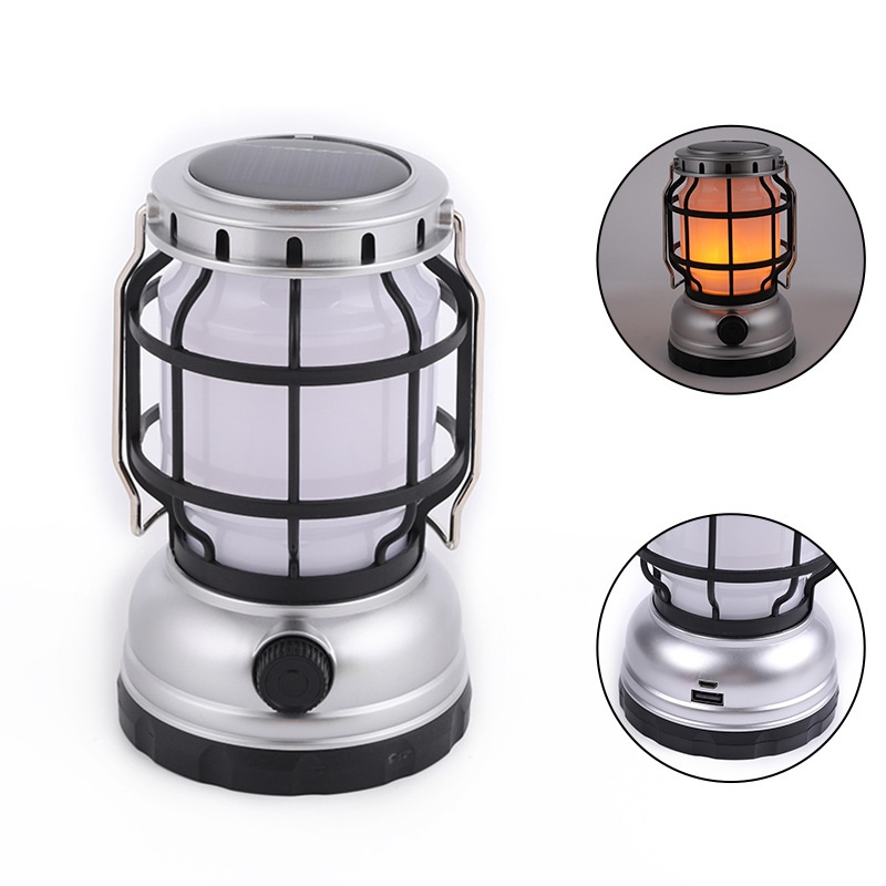 Portable Solar Camping Light Fishing Hiking Led Outdoor Solar Fishing General Purpose Camping Lanterns