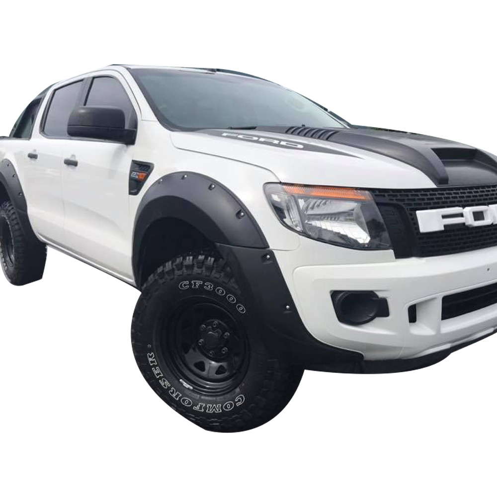YCSUNZ ABS пластиковый матовый черный аксессуар для Ranger T6 2014 раскрыватель для ranger ABS брызговик декоративные аксессуары