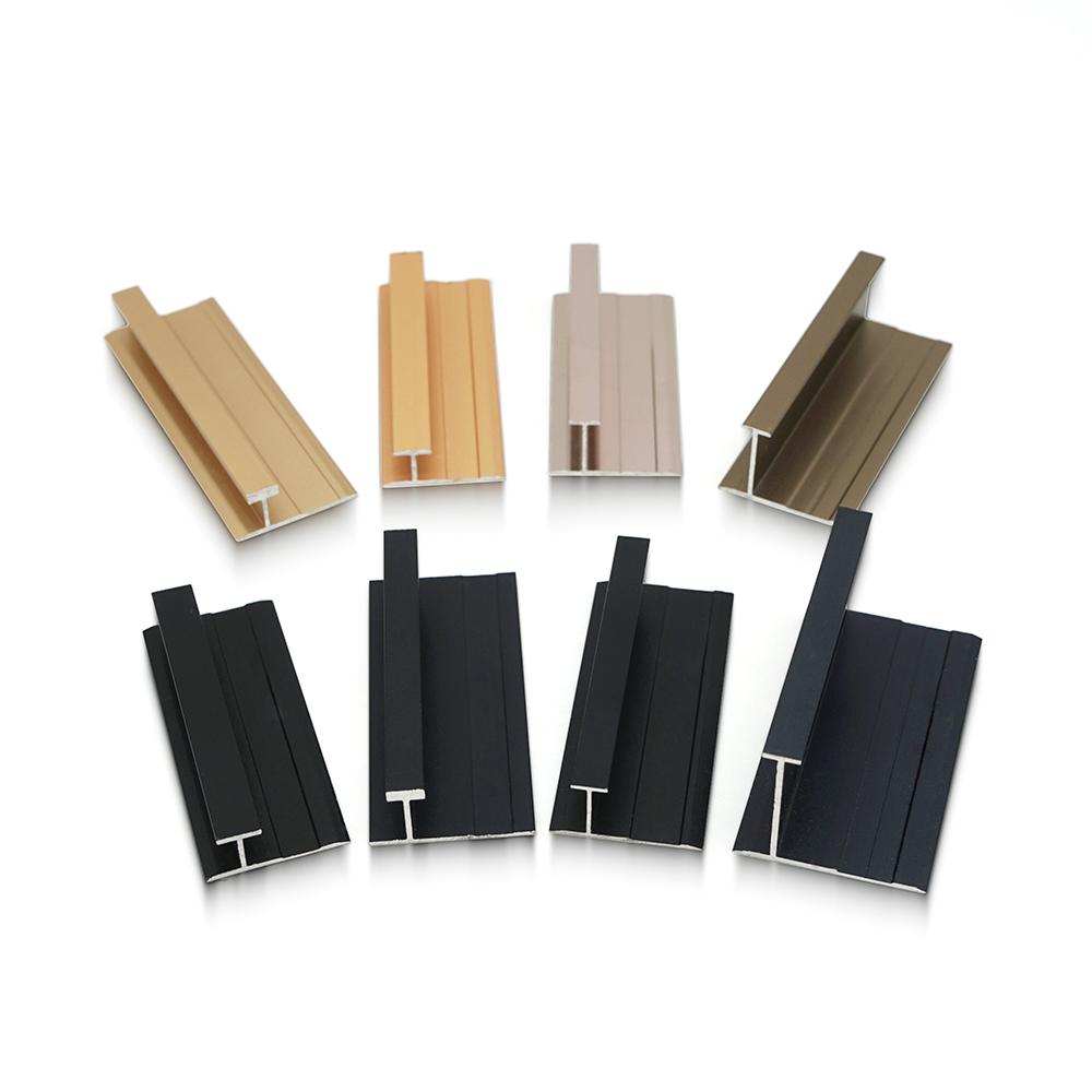 Aluminium Tile Cover Strips Flexible Transition Gold Wall Trim Corner Joint Inner Border
