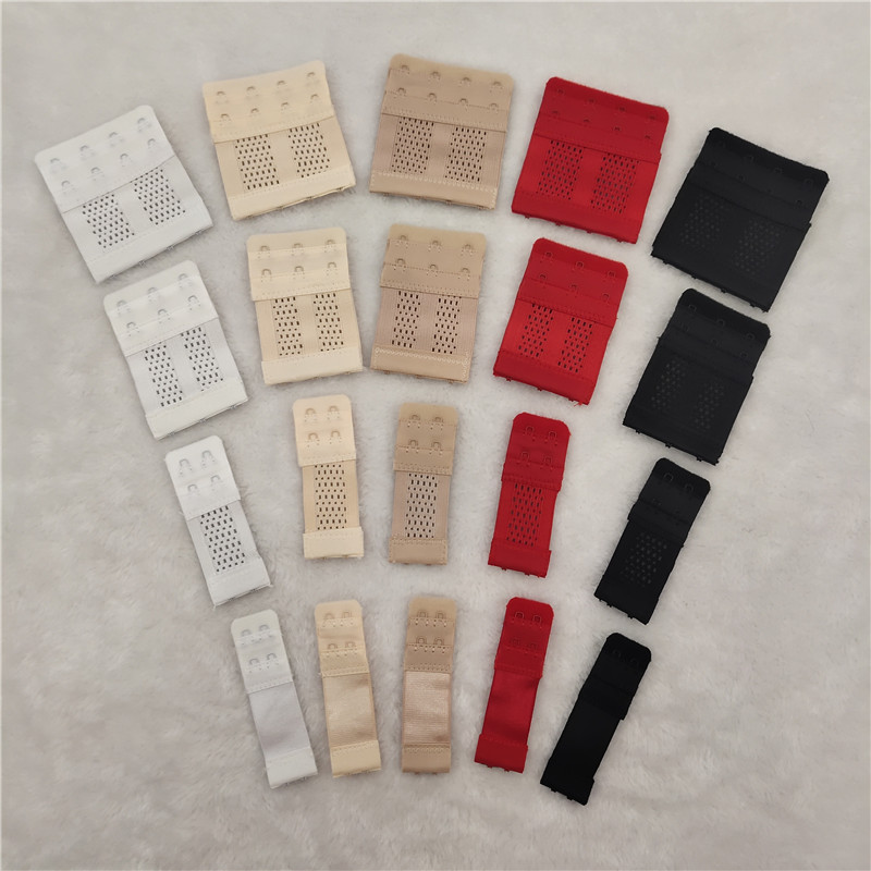 2 rows 5 colours hollow-out net design transparent bra wholesale expander series 2/3/4 extension hook